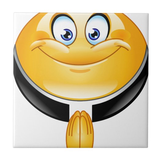 Priester Emoji Fliese (Vorderseite)