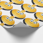 Priester Emoji Geschenkpapier (Ecke)