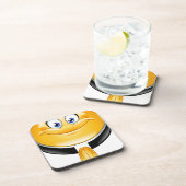 Priester Emoji Getränkeuntersetzer (Rechte Seite)