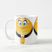Priester Emoji Kaffeetasse (Links)