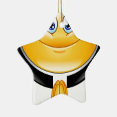 Priester Emoji Keramikornament (Rechts)
