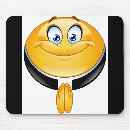 Priester Emoji Mousepad (Vorne)