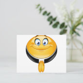 Priester Emoji Postkarte (Stehend Vorderseite)