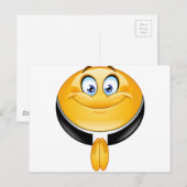 Priester Emoji Postkarte (Vorne/Hinten)
