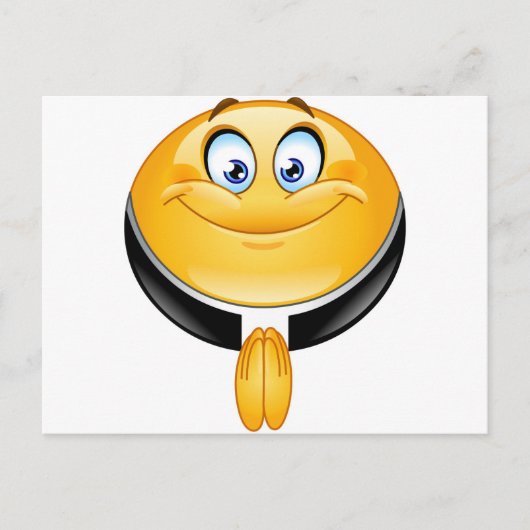 Priester Emoji Postkarte (Vorderseite)