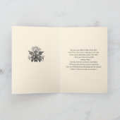 Priester Erste Messe Jahrestag katholisches Gebet Karte (Innenseite)