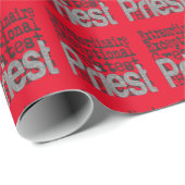 Priester Extraordinator Geschenkpapier (Rolleneckpunkt)