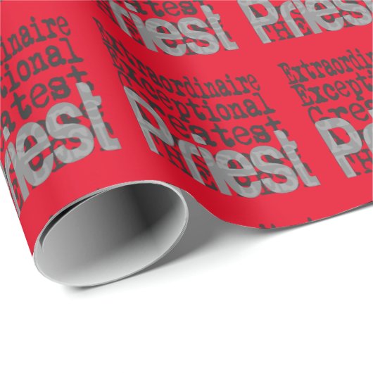 Priester Extraordinator Geschenkpapier (Rolleneckpunkt)