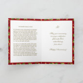 Priester Geburtstag Segen Feiern Jungfrau Mary Karte (Innenseite)