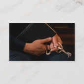 Priester | Ihr Foto Christlich Visitenkarte (Rückseite)