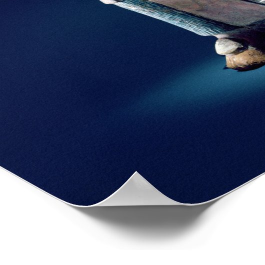 Priester in zeremoniellen Roben, Insel Jaina Poster (Ecke)