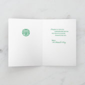 Priester Irish Gebet Religious St Patricks Day Karte (Innenseite)
