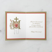 Priester-Jubiläumsverordnung Deacon Religious Karte (Innenseite)