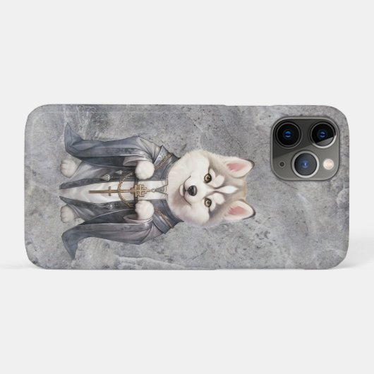 Priester King Siberian Husky Dog Case-Mate iPhone Hülle (Rückseite (Horizontal))