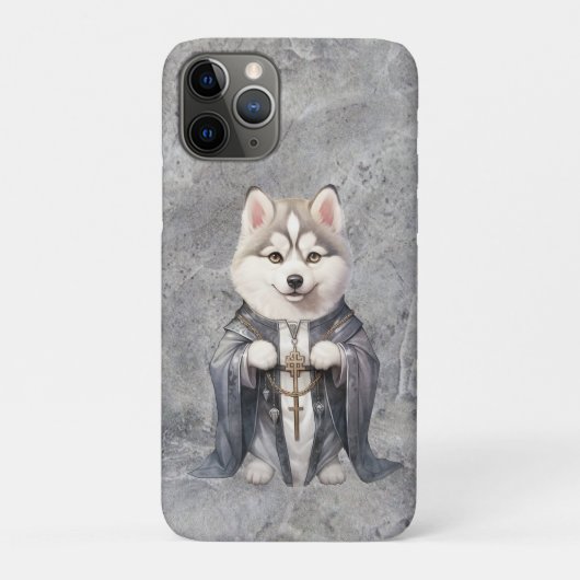 Priester King Siberian Husky Dog Case-Mate iPhone Hülle (Rückseite)