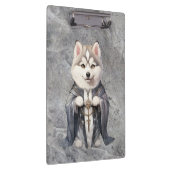 Priester King Siberian Husky Dog Klemmbrett (Rechts)