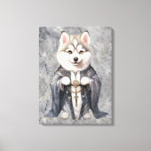 Priester King Siberian Husky Dog Leinwanddruck (Vorderseite)