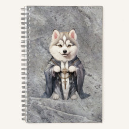 Priester King Siberian Husky Dog Notizblock