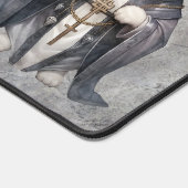 Priester King Siberian Husky Dog Schreibtischunterlage (Ecke)