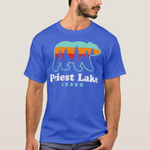 Priester Lake Idaho Camping Bär Spokane Washington T-Shirt