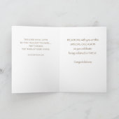 Priester Ordination Anpassbarer Name Datum Tau Kre Karte (Innenseite)