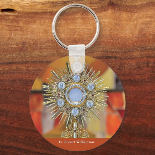 Priester Ordination Jubiläum Monstrance Host Schlüsselanhänger (Vorderseite)