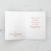 Priester Ostersegnung, Ei mit Lilien Karte (Innenseite)