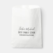 Priester Pastor Clergy Gifts - Einfach Personalisi Geschenktütchen (Vorderseite)