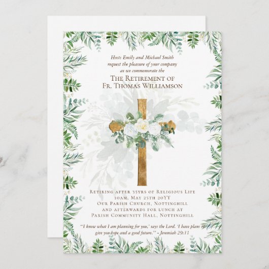 Priester Pastor Deacon Minister für Altersversorgu (Vorne/Hinten)