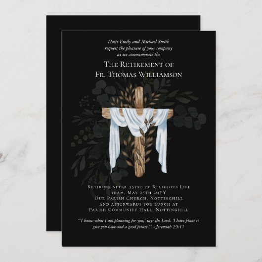 Priester Pastor Deacon Minister für Altersversorgu (Vorne/Hinten)