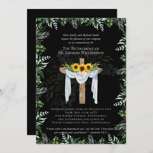 Priester Pastor Deacon Minister für Altersversorgu (Vorne/Hinten)