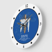 Priester Pastor Deacon Minister Groß Große Wanduhr (Winkel)