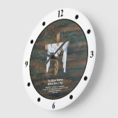 Priester Pastor Deacon Minister Groß Große Wanduhr (Winkel)