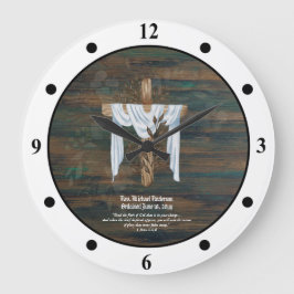 Priester Pastor Deacon Minister Groß Große Wanduhr