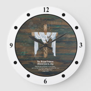 Priester Pastor Deacon Minister Groß Große Wanduhr