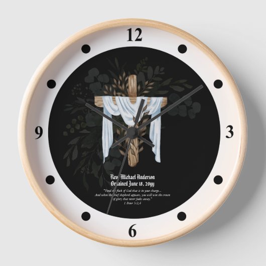 Priester Pastor Deacon Minister Groß Uhr (Vorderseite)