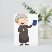 Priester Postkarte (Stehend Vorderseite)