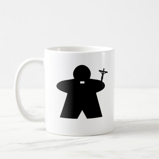 Priester und Nonne Meeple Tasse (Links)