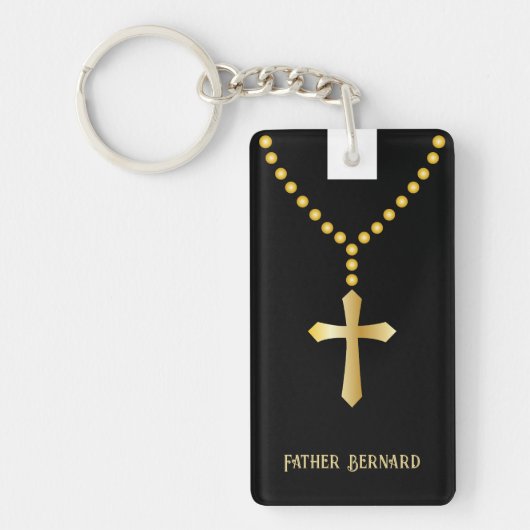 Priester Vikar Pastor Geistlichkeit Schlüsselanhänger (Vorderseite)
