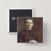 Priester von Saint John Bosco Button (Vorne & Hinten)