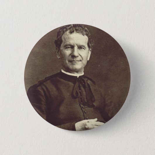 Priester von Saint John Bosco Button (Vorderseite)