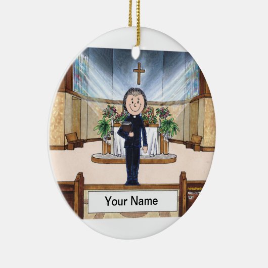 Priester — Weibliche Keramikornament (Rechts)