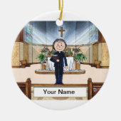 Priester — Weibliche Keramikornament (Vorne)