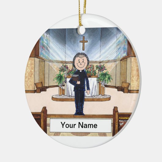 Priester — Weibliche Keramikornament (Links)