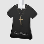 Priester-Weihnachtsverzierung Ornament (Vorderseite)