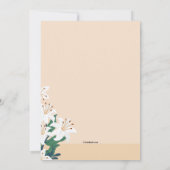 Priesterbestimmung Einladung (Rückseite)