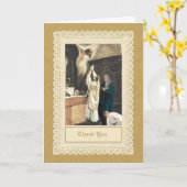 Priesterbruderschaft Priesterordinierung Danke Karte (Gelbe Blume)