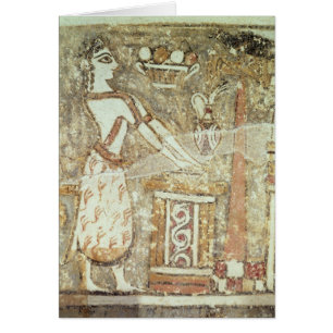 Priesterin an einem Altar, Detail von a
