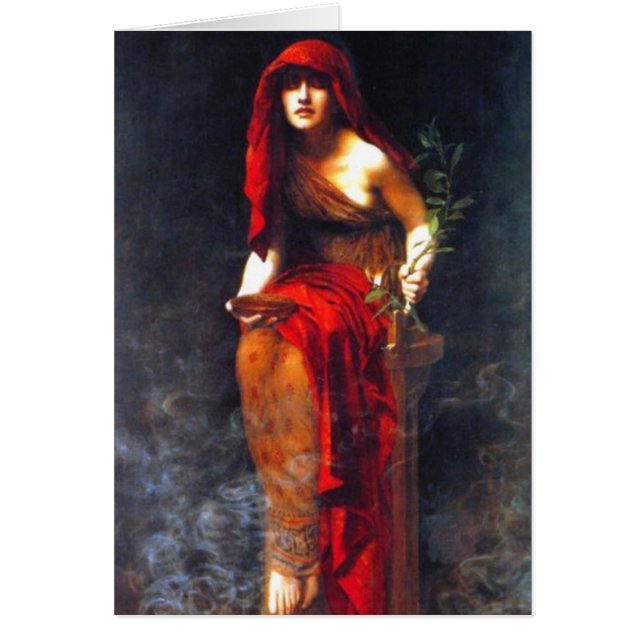 Priesterin der Delphi ~ Bergmann-Kunst-Malerei (Vorne)