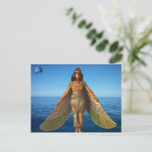 Priesterin Postkarte (Stehend Vorderseite)